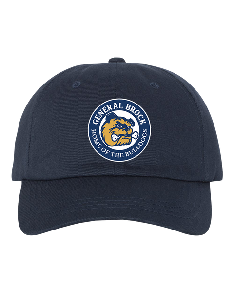 General Brock Adult Low-Profile Cotton Twill Cap with Embroidered Logo
