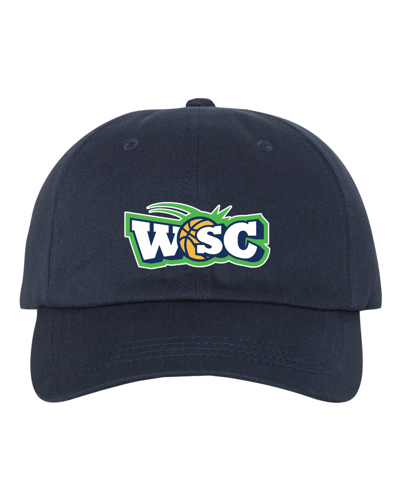 WSC Adult Low-Profile Cotton Twill Cap with Embroidered Logo
