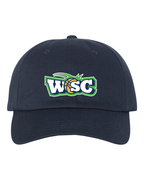 WSC Adult Low-Profile Cotton Twill Cap with Embroidered Logo
