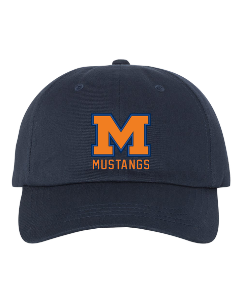 Vincent Massey Adult Low-Profile Cotton Twill Cap with Embroidered Logo