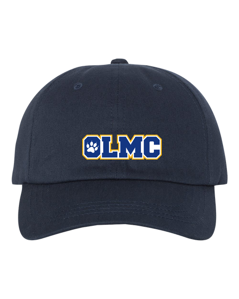 OLMC Cougars Adult Low-Profile Cotton Twill Cap with Embroidered Logo