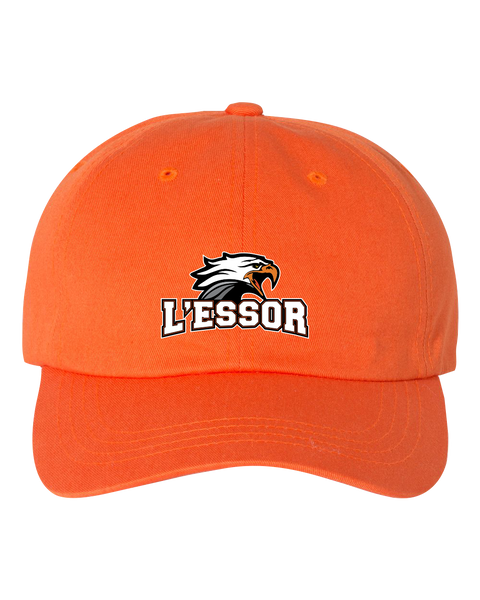 L'Essor Adult Low-Profile Cotton Twill Cap with Embroidered Logo