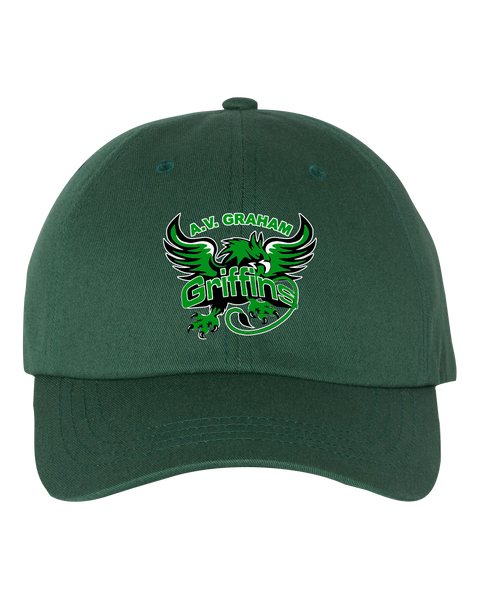 Griffins Adult Low-Profile Cotton Twill Cap with Embroidered Logo