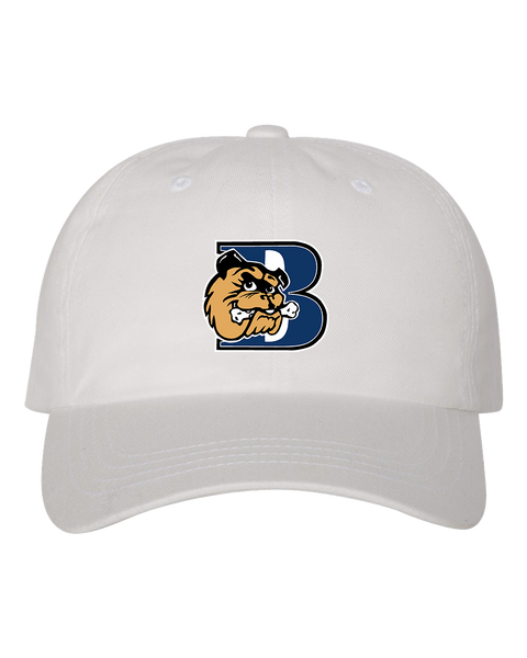 General Brock 'B' Adult Low-Profile Cotton Twill Cap with Embroidered Logo