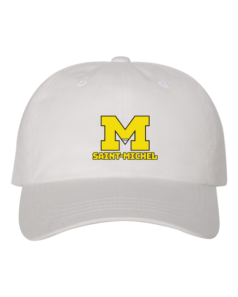Saint-Michel Adult Low-Profile Cotton Twill Cap with Embroidered Logo