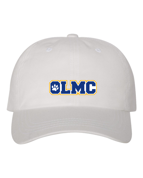 OLMC Cougars Adult Low-Profile Cotton Twill Cap with Embroidered Logo