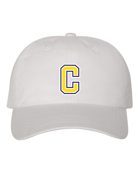 Central Baseball Adult Low-Profile Cotton Twill Cap with Embroidered Logo