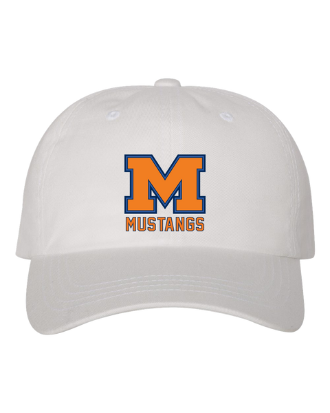Vincent Massey Adult Low-Profile Cotton Twill Cap with Embroidered Logo