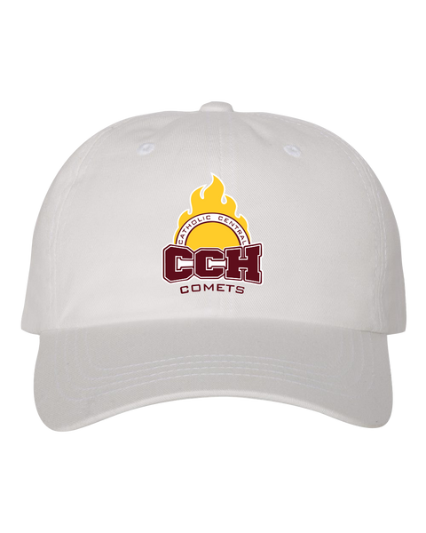 Catholic Central Adult Low-Profile Cotton Twill Cap with Embroidered Logo