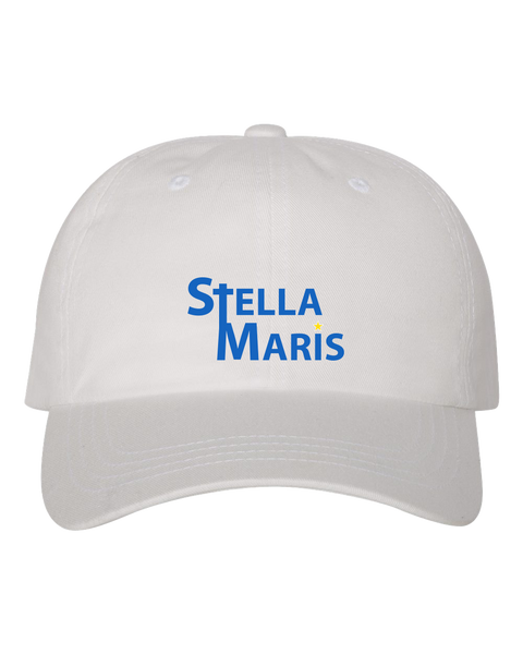Stella Maris Adult Low-Profile Cotton Twill Cap with Embroidered Logo