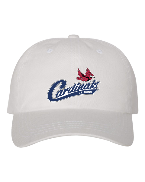 J.L. Dunn Adult Low-Profile Cotton Twill Cap with Embroidered Logo