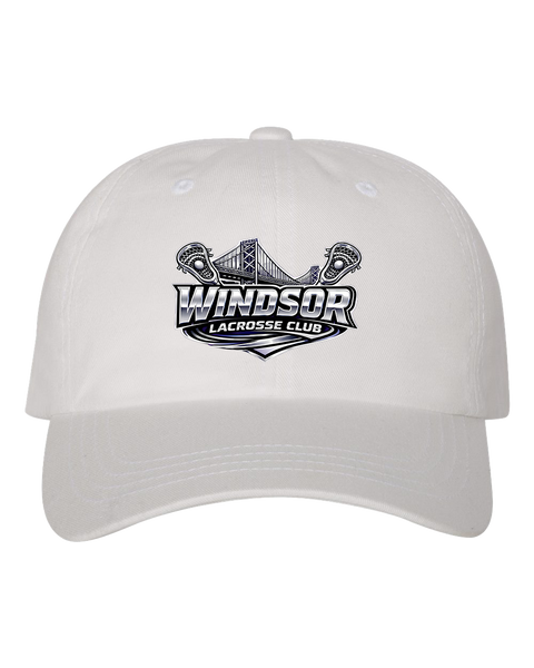 Windsor Lacrosse Club Adult Classic Adjustable Hat with Embroidered Logo