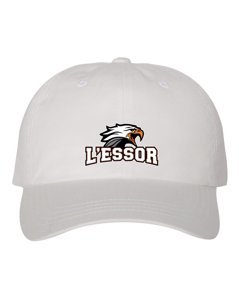 L'Essor Adult Low-Profile Cotton Twill Cap with Embroidered Logo