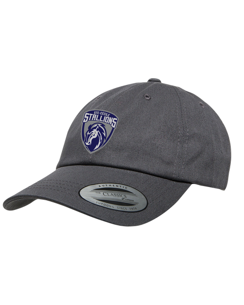 Ste. Cécile Stallions Adult Low-Profile Cotton Twill Cap with Embroidered Logo