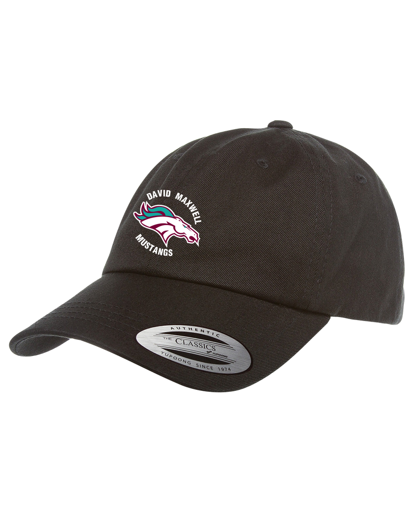 Mustangs Adult Low-Profile Cotton Twill Cap with Embroidered Logo