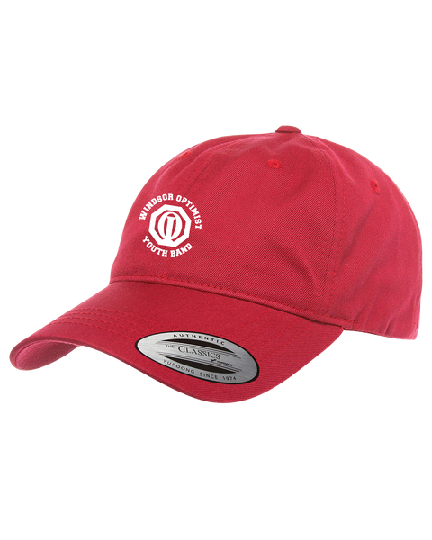 Windsor Optimist Band Adult Low-Profile Cotton Twill Cap Embroidered Logo