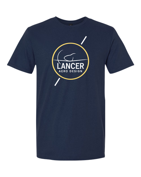 Lancer Aero Design Adult Softstyle T-Shirt with Printed Logo