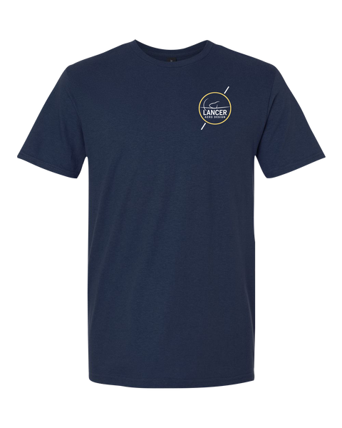 Lancer Aero Design Adult Softstyle T-Shirt with Printed Left Chest Logo