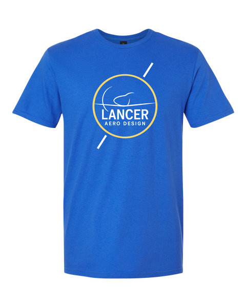 Lancer Aero Design Adult Softstyle T-Shirt with Printed Logo
