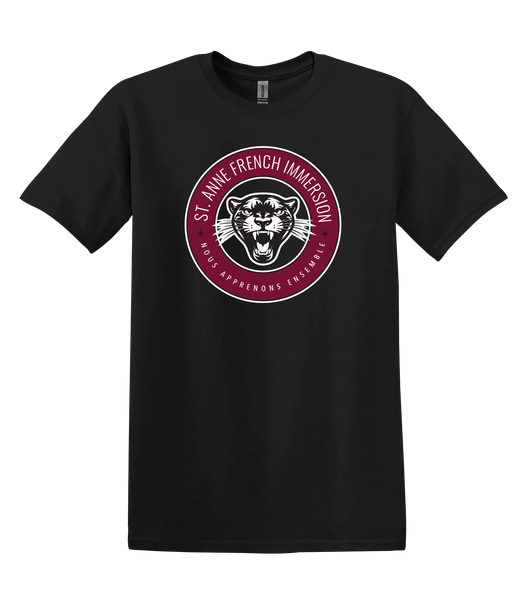St. Anne French Immersion Staff Adult Softstyle T-Shirt with Printed Logo