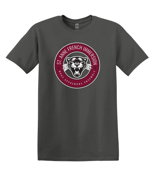St. Anne French Immersion Staff Adult Softstyle T-Shirt with Printed Logo