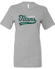 LaSalle Titans Ladies Relaxed Short-Sleeve T-Shirt with Printed Logo