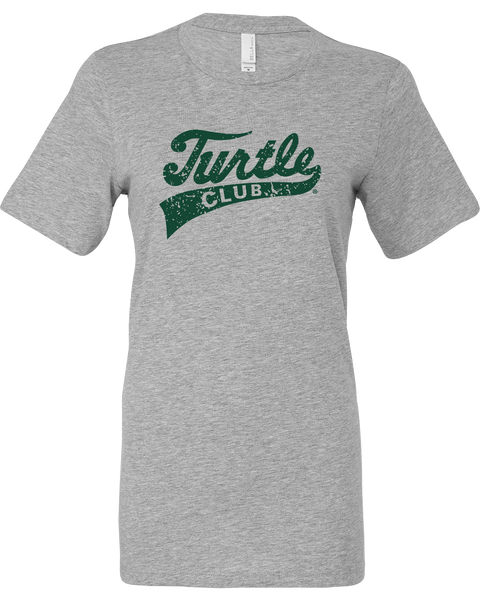 Turtle Club Ladies Relaxed Short-Sleeve T-Shirt with Printed Logo