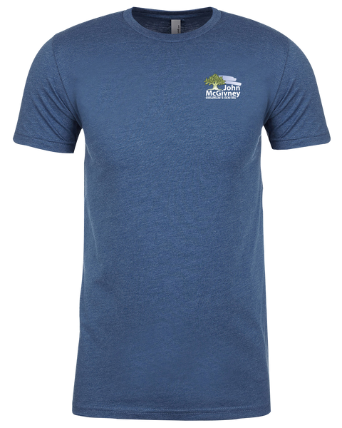 John McGivney Adult Deluxe Blend T-Shirt with Printed Logo