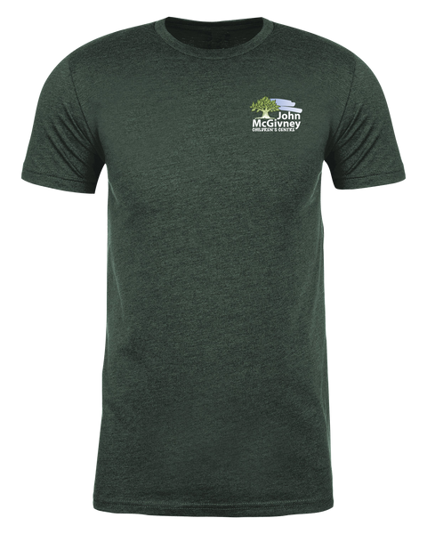 John McGivney Adult T-Shirt with Printed Logo
