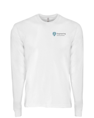 U of W Engineering Unisex Sueded Long-Sleeve Crew with Embroidered Logo