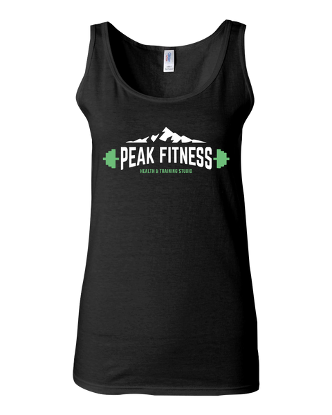 Peak Fitness Ladies Softstyle Tank with Printed Logo