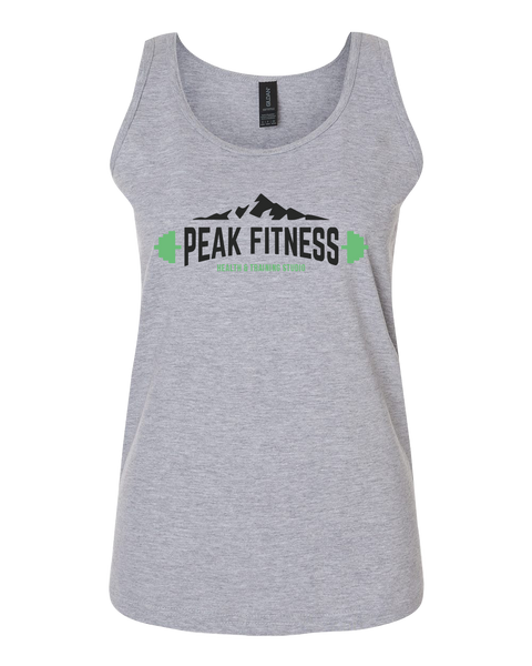 Peak Fitness Ladies Softstyle Tank with Printed Logo