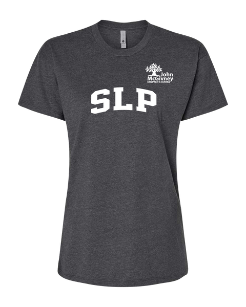 "SLP" John McGivney Ladies Relaxed Tshirt with Printed Logo