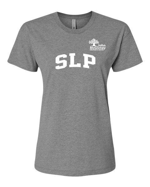 "SLP" John McGivney Ladies Relaxed Tshirt with Printed Logo