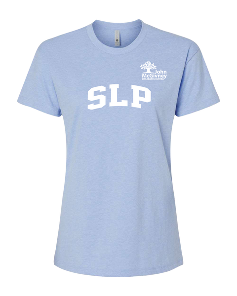 "SLP" John McGivney Ladies Relaxed Tshirt with Printed Logo