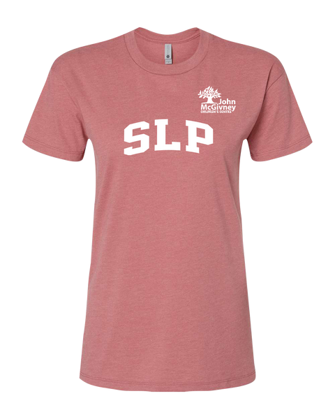 "SLP" John McGivney Ladies Relaxed Tshirt with Printed Logo