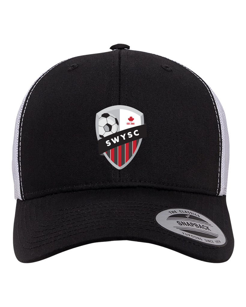 SWYSC Adult Retro Trucker Cap with Embroidered Logo