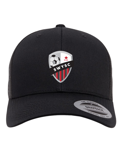 SWYSC Adult Retro Trucker Cap with Embroidered Logo