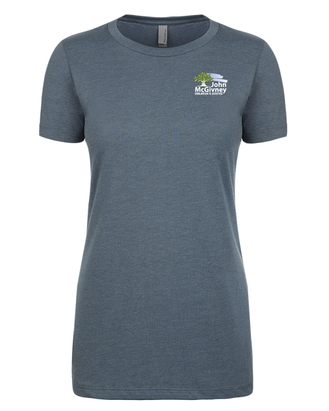 John McGivney Ladies T-Shirt with Printed Logo