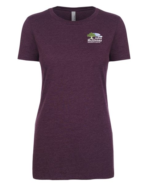 John McGivney Ladies T-Shirt with Printed Logo