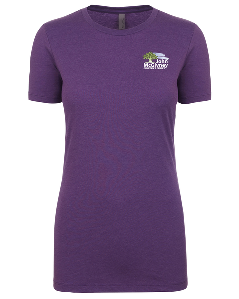 John McGivney Ladies T-Shirt with Printed Logo