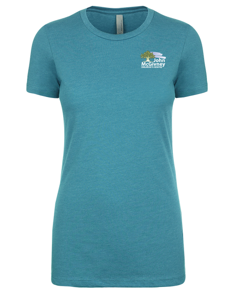 John McGivney Ladies T-Shirt with Printed Logo