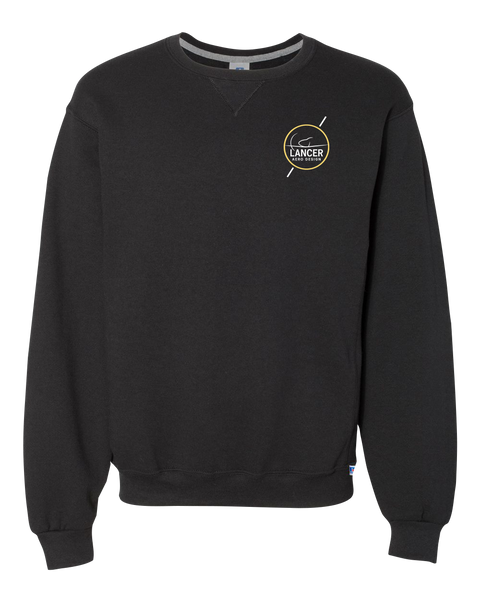 Lancer Aero Design Unisex Dri-Power Crewneck Sweatshirt Printed Left Chest Logo