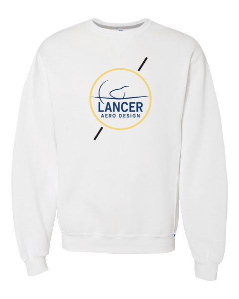 Lancer Aero Design Unisex Dri-Power Crewneck Sweatshirt Printed Logo