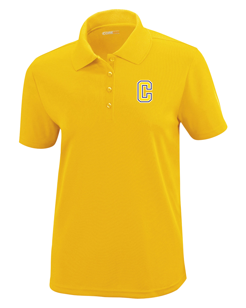 Central Baseball Ladies Sport Shirt with Embroidered Left Chest