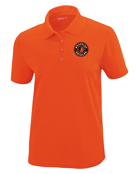 Woodslee Orioles Ladies Dri-Fit Polo with Embroidered Logo
