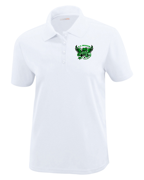 Griffins Staff Ladies Performance Polo with Embroidered Logo