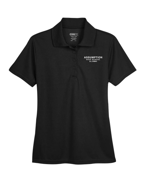 Assumption High School Alumni Ladies' Performance Polo with Embroidered Logo