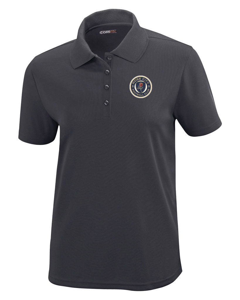 Rose City Football Club Ladies Sport Shirt with Embroidered Left Chest Logo