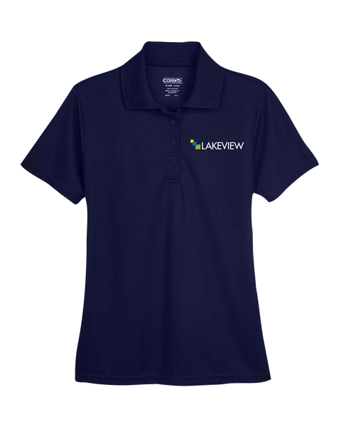 Lakeview Ladies Performance Polo with Embroidered Logo